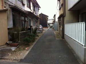 駐車場入口 駐車場入口