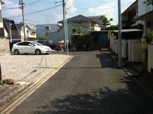 前面道路