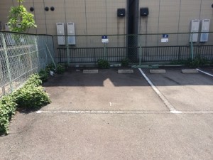 こちらの駐車場は区画によって若干サイズが異なります。