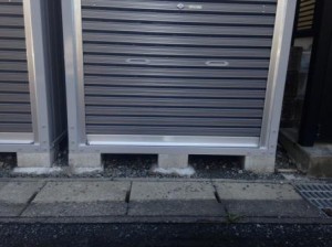 あま市新居屋町バイク駐車場