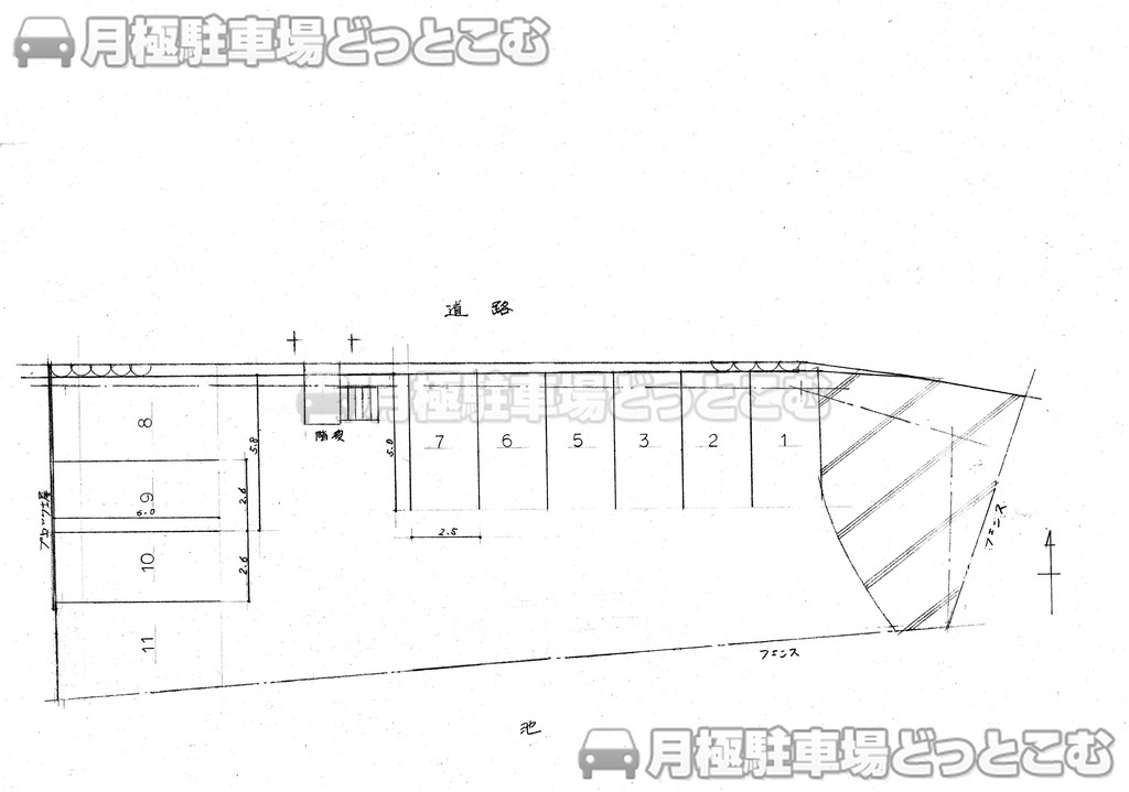 横浜市戸塚区柏尾町1380-1の月極駐車場2