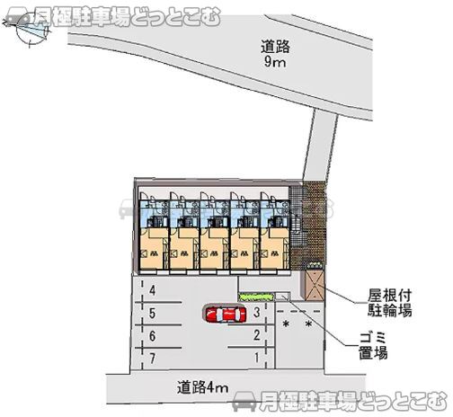 西脇市上野426－64の月極駐車場2