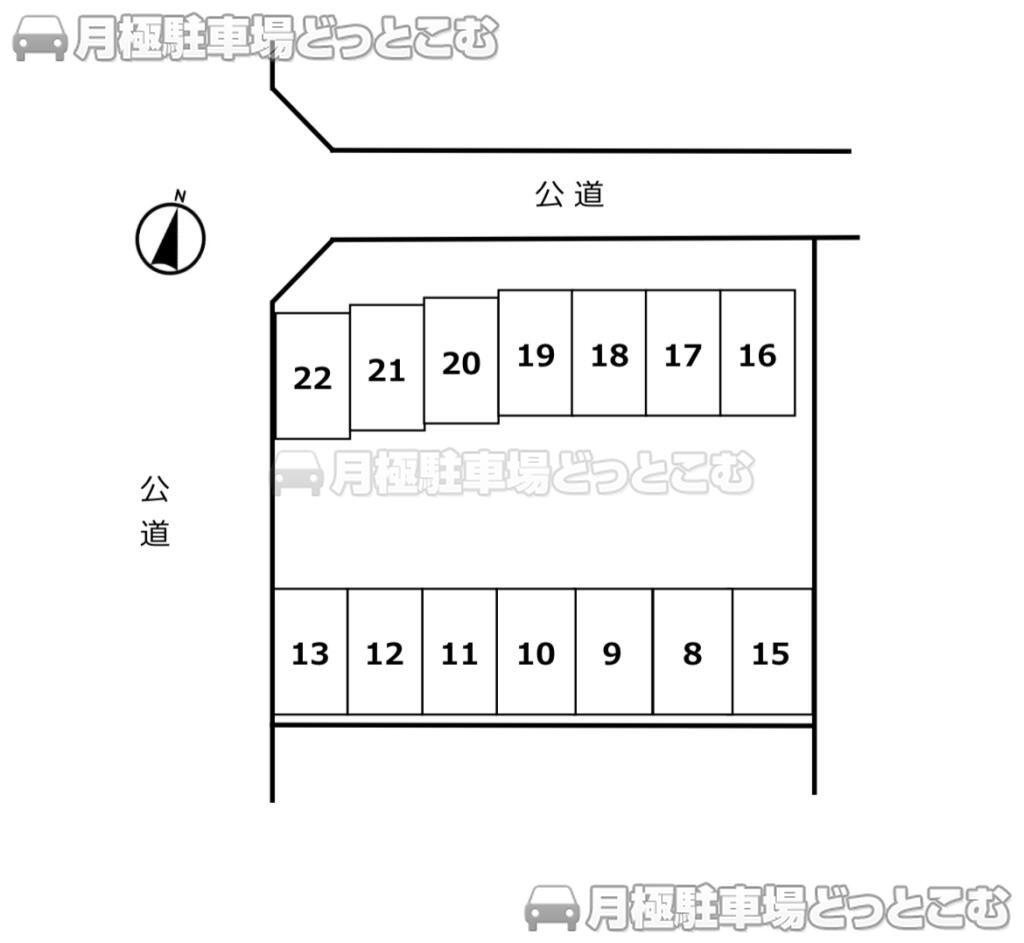 弥富市鯏浦町気開178-9の月極駐車場3
