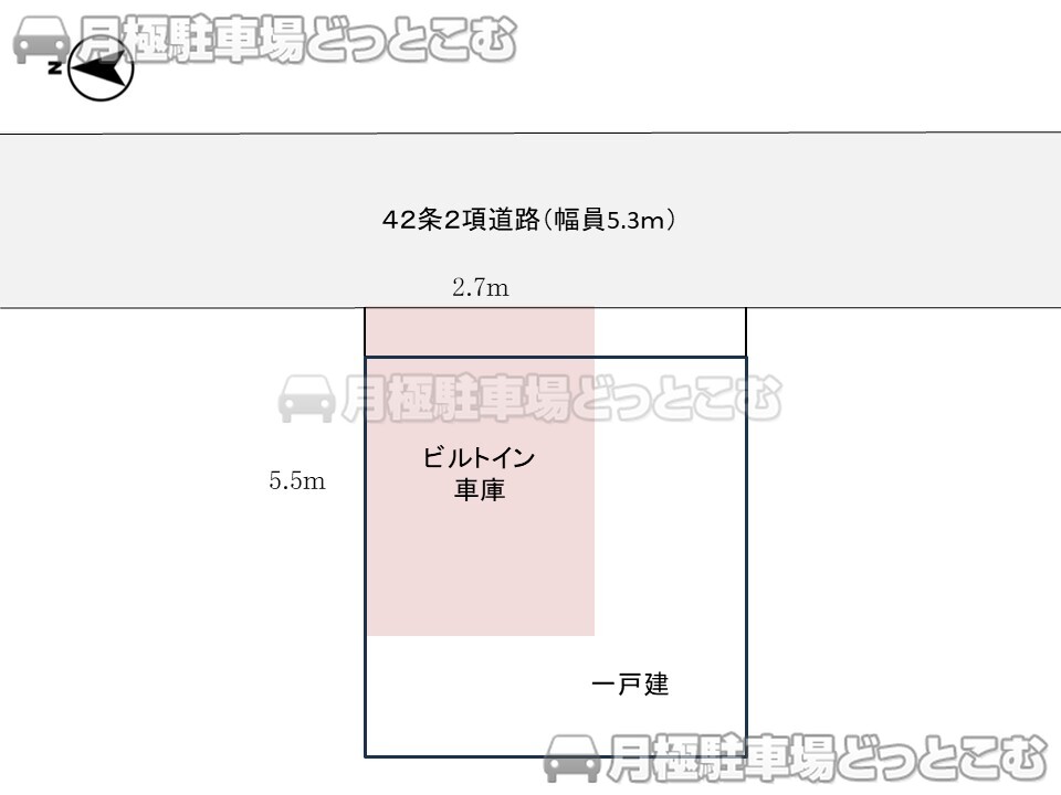 新宿区新宿6-16-21の月極駐車場3