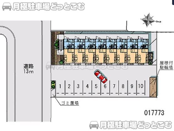 光市虹ケ浜2－17－11の月極駐車場2