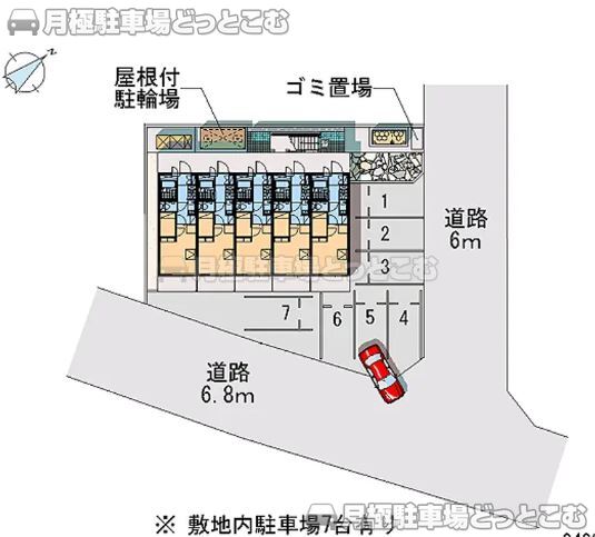 焼津市駅北5－7－23の月極駐車場2