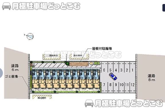 尾道市高須町4823－2の月極駐車場2