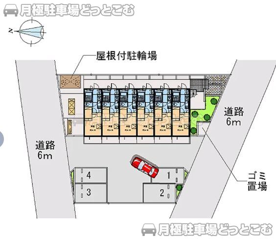 千葉市中央区蘇我2－15－14の月極駐車場1
