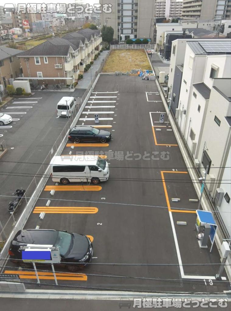 大阪市平野区瓜破東2丁目7の月極駐車場2