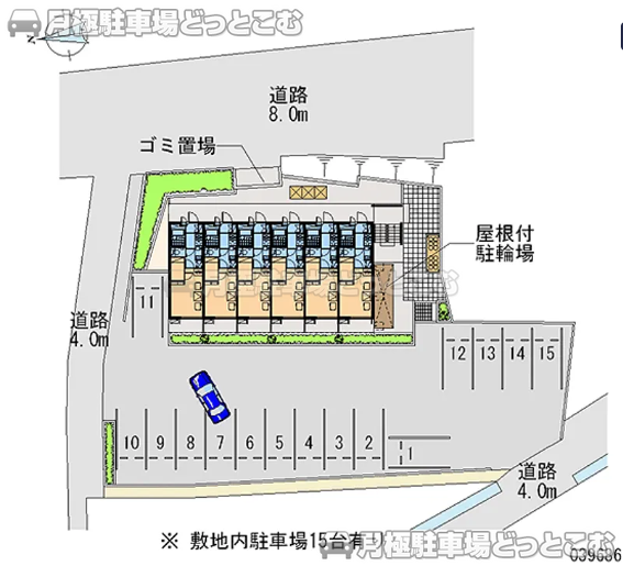 大府市吉田町6－234の月極駐車場1