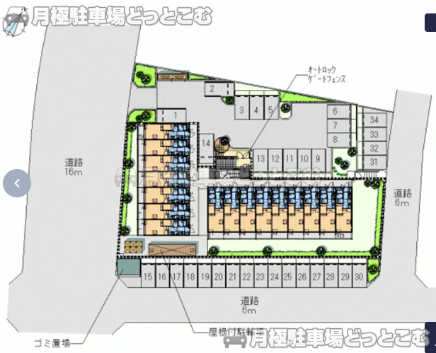 名古屋市緑区熊の前1－201の月極駐車場1