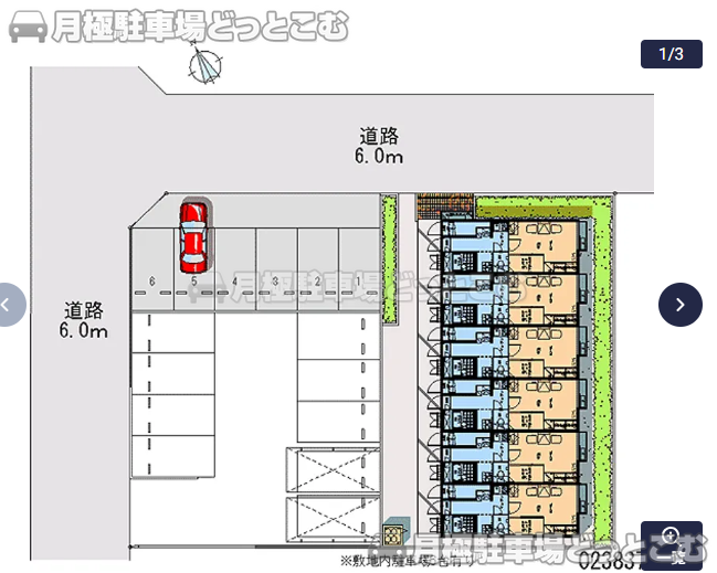 東久留米市前沢4－8－13の月極駐車場1