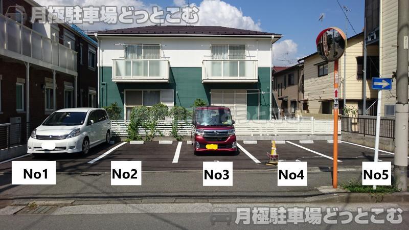 川崎市幸区柳町36-6の月極駐車場1