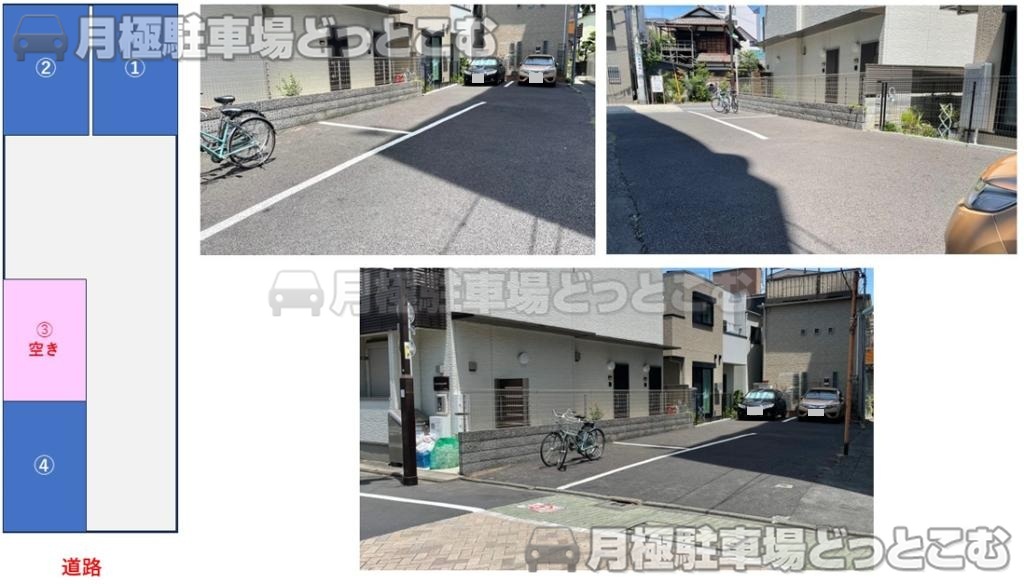 足立区千住4丁目30－14の月極駐車場1