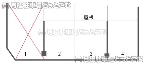 江東区北砂2丁目15－31の月極駐車場3
