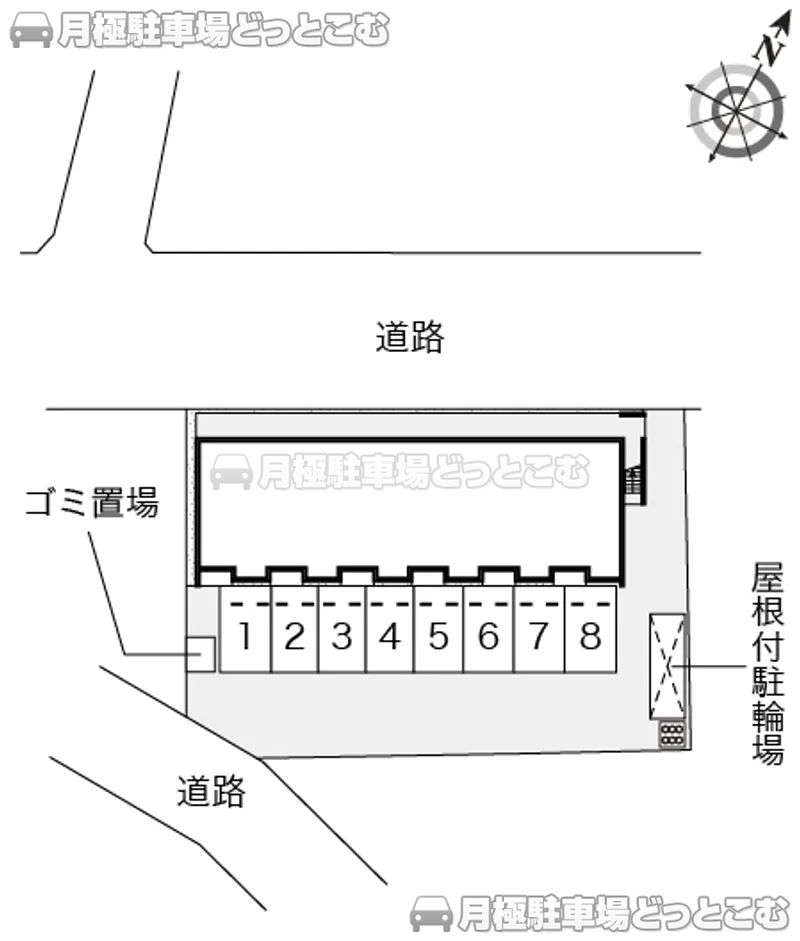 熊谷市瀬南115の月極駐車場2