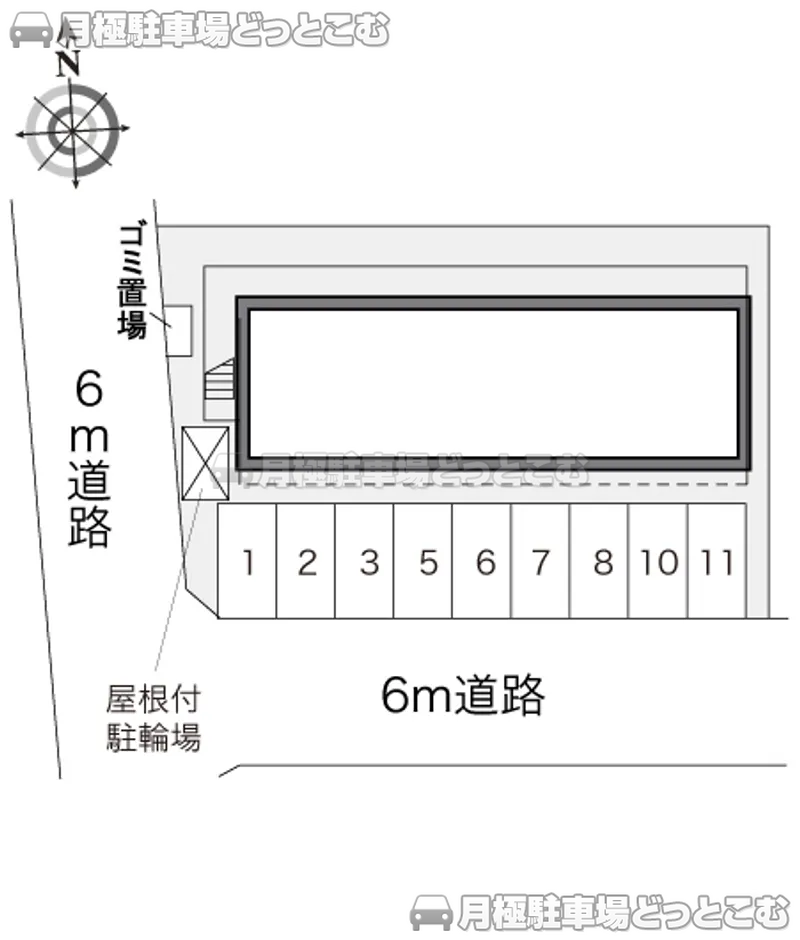 相模原市緑区橋本5－31－6の月極駐車場2