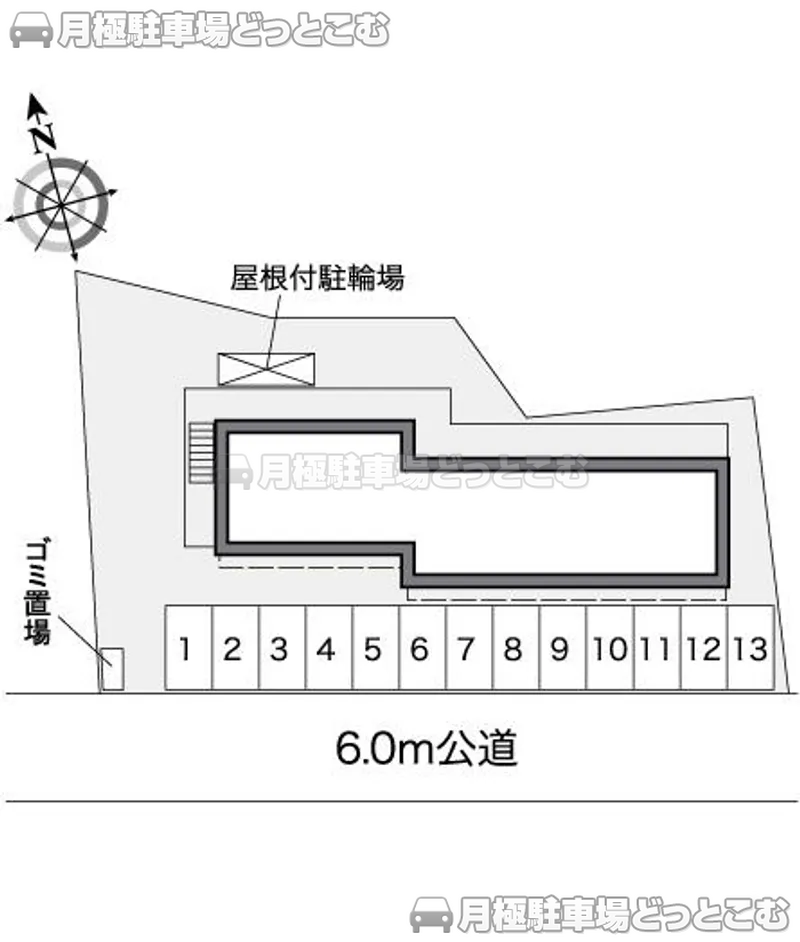 都城市牟田町26街区11の月極駐車場2
