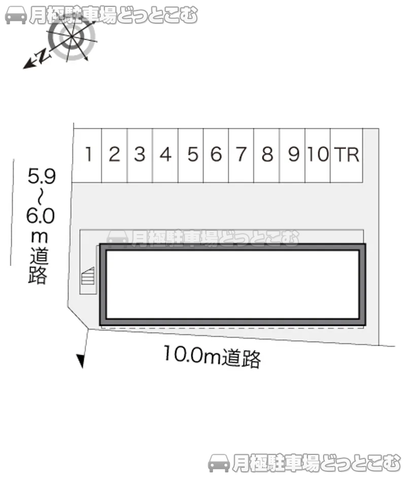 諏訪郡富士見町富士見3369－1の月極駐車場2