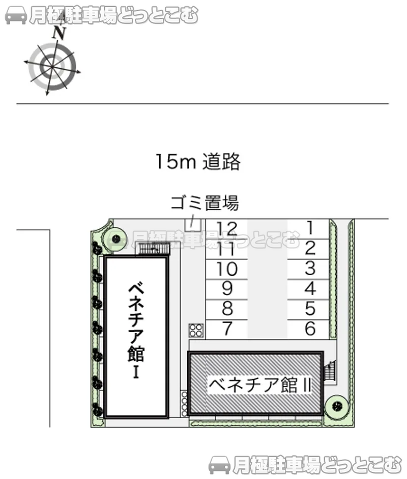西脇市和田町66－1の月極駐車場2