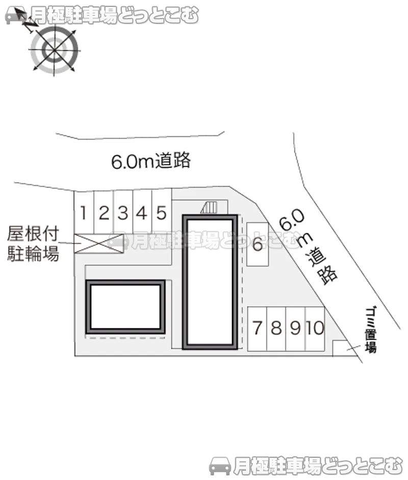 前橋市天川町1681－14の月極駐車場2
