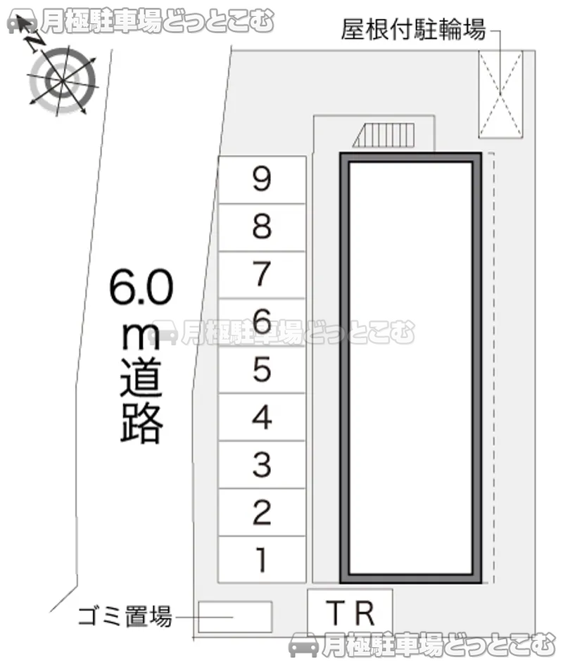 塩尻市広丘吉田3257の月極駐車場2