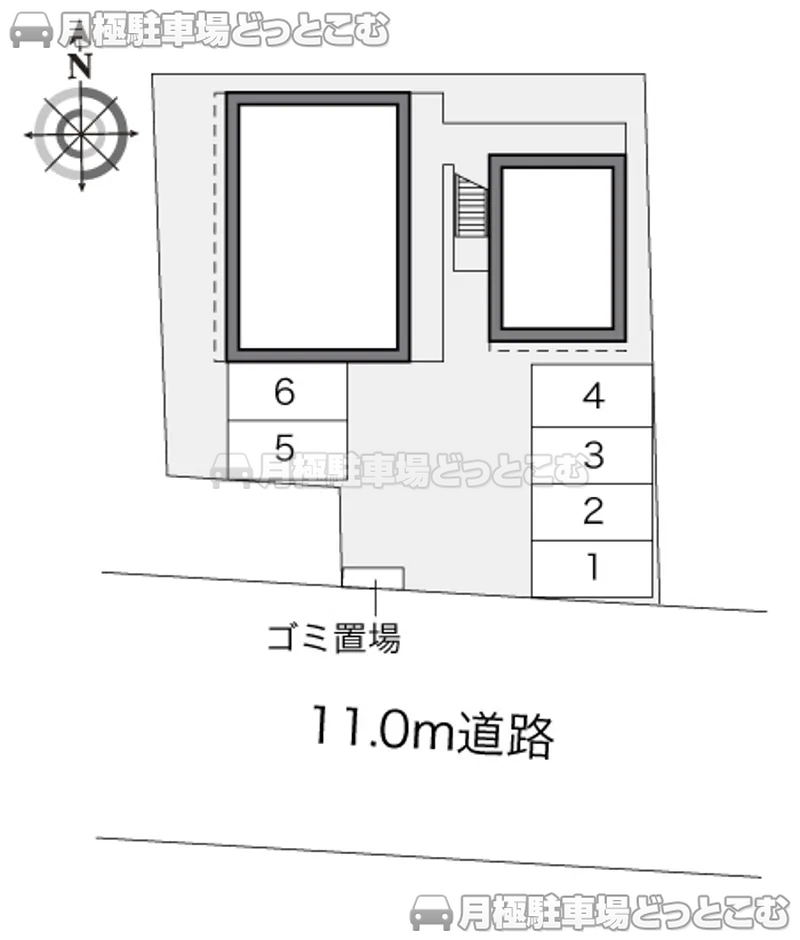 加須市東栄2－11－40の月極駐車場2