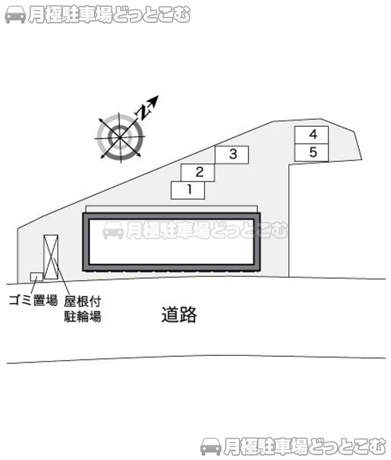 町田市野津田町2901－1の月極駐車場2