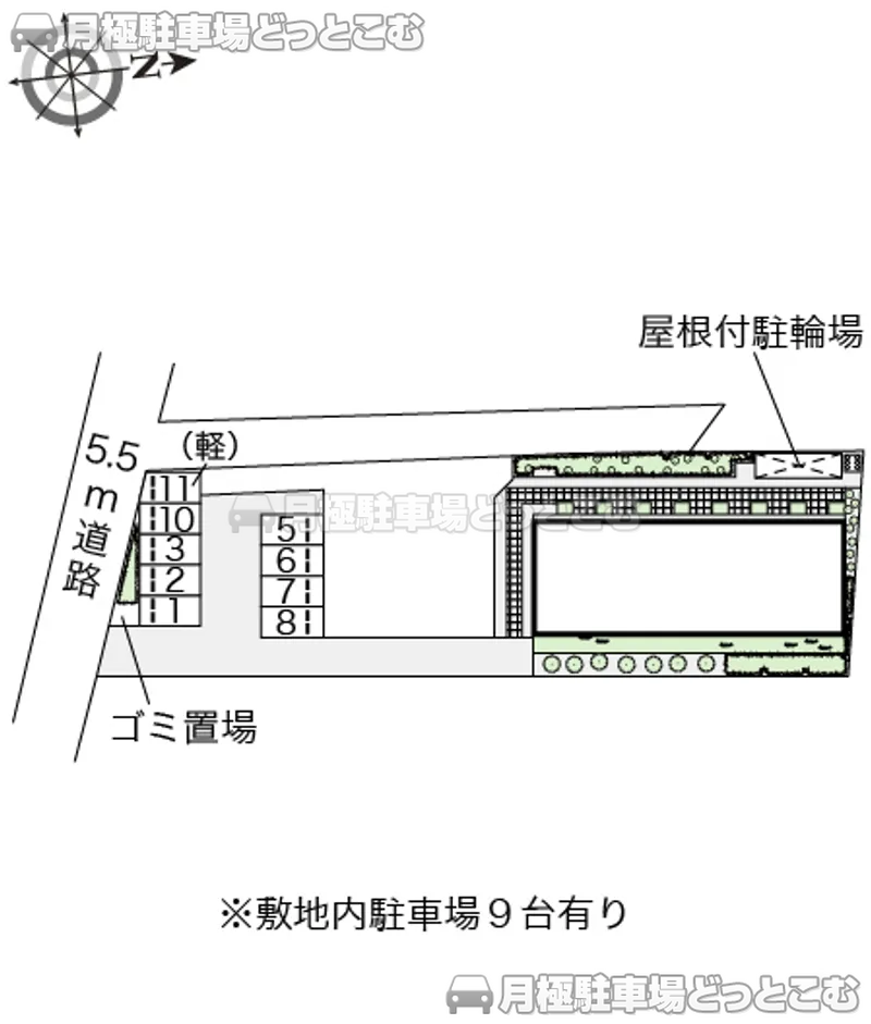 堺市堺区神南辺町2－79－4の月極駐車場2