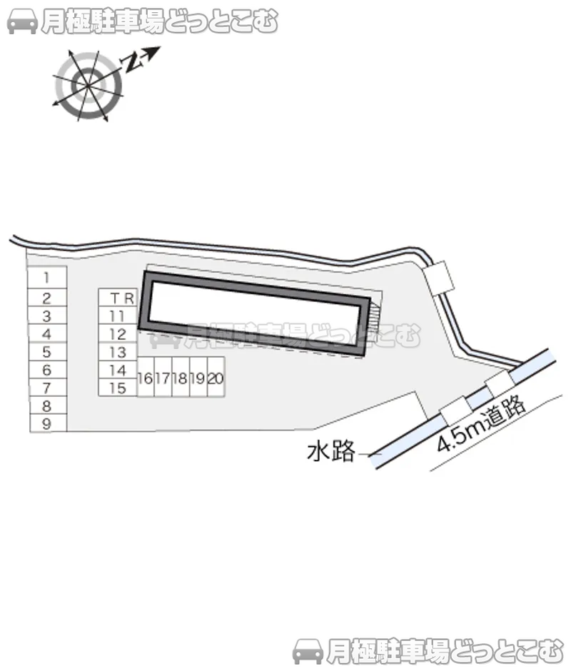 長野市篠ノ井会319－1の月極駐車場2