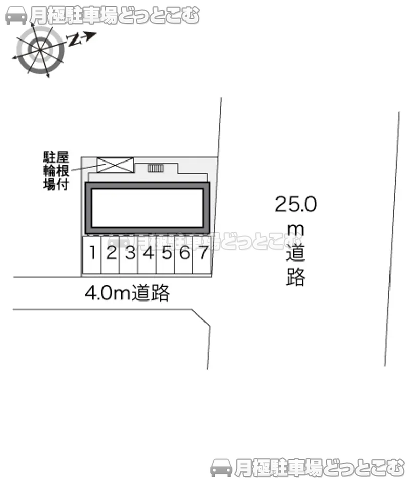 宮崎市阿波岐原町火切塚1419－1の月極駐車場2