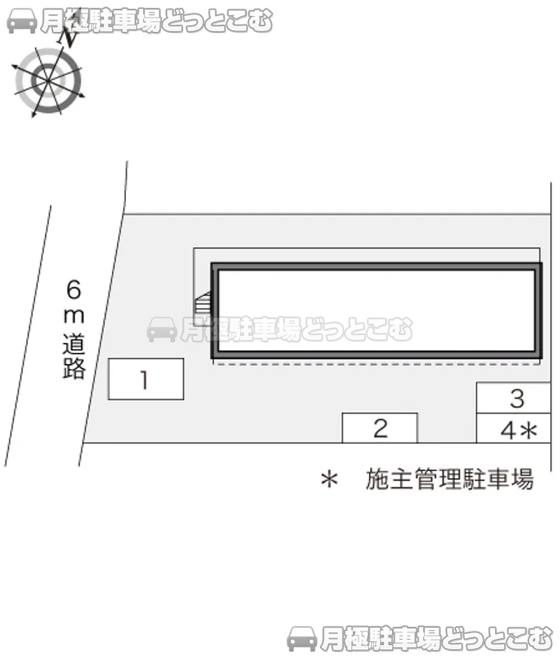 川崎市宮前区南平台2－8の月極駐車場2