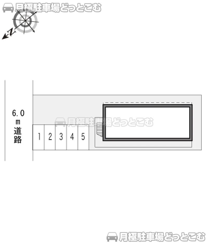 豊川市四ツ谷町2－21の月極駐車場2