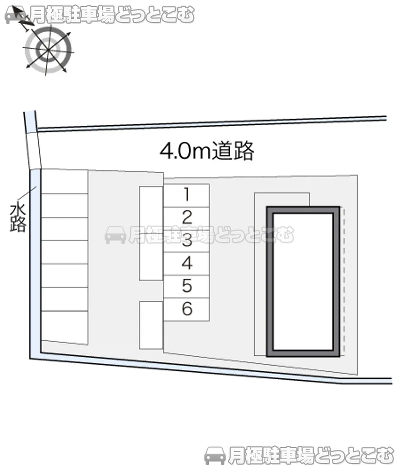 多治見市京町6－47の月極駐車場2