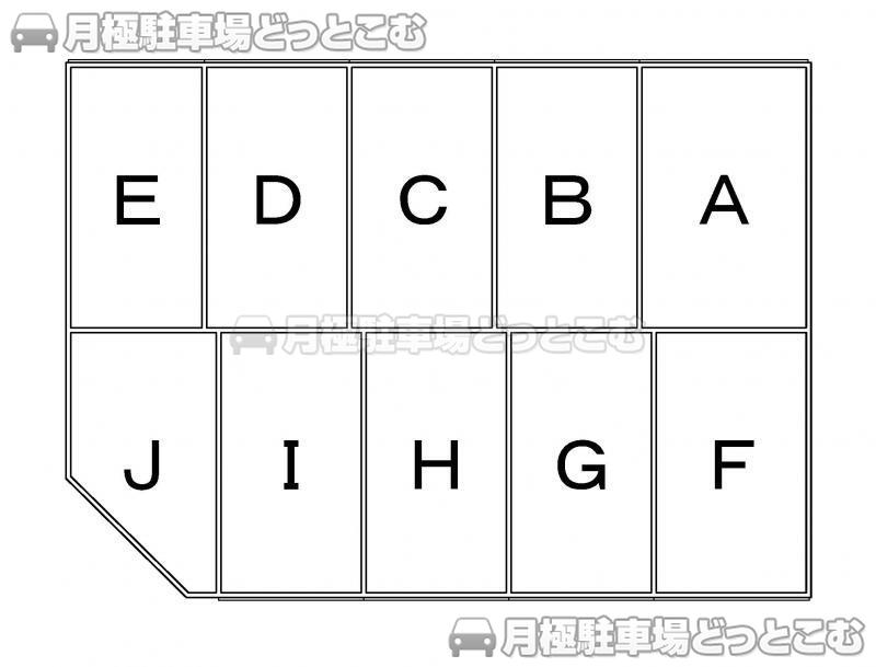 西宮市神明町1番19号の月極駐車場2