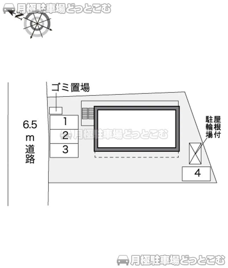 名古屋市中川区柳森町719の月極駐車場2