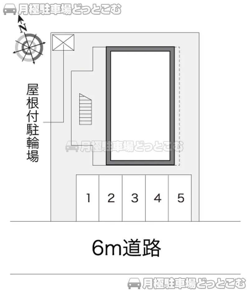 黒川郡大和町吉岡南3－5－3の月極駐車場2