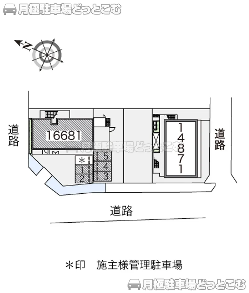 姫路市大津区真砂町98の月極駐車場2