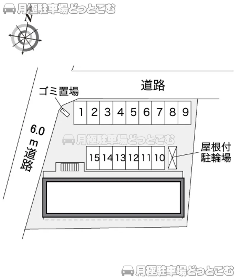 東広島市西条町御薗宇5580－2の月極駐車場2