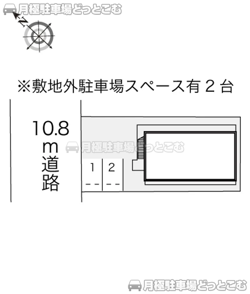 彦根市橋向町13の月極駐車場2