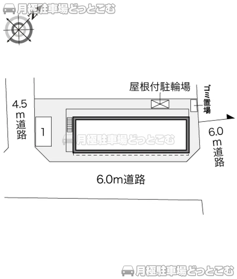 町田市真光寺2－31－2の月極駐車場2