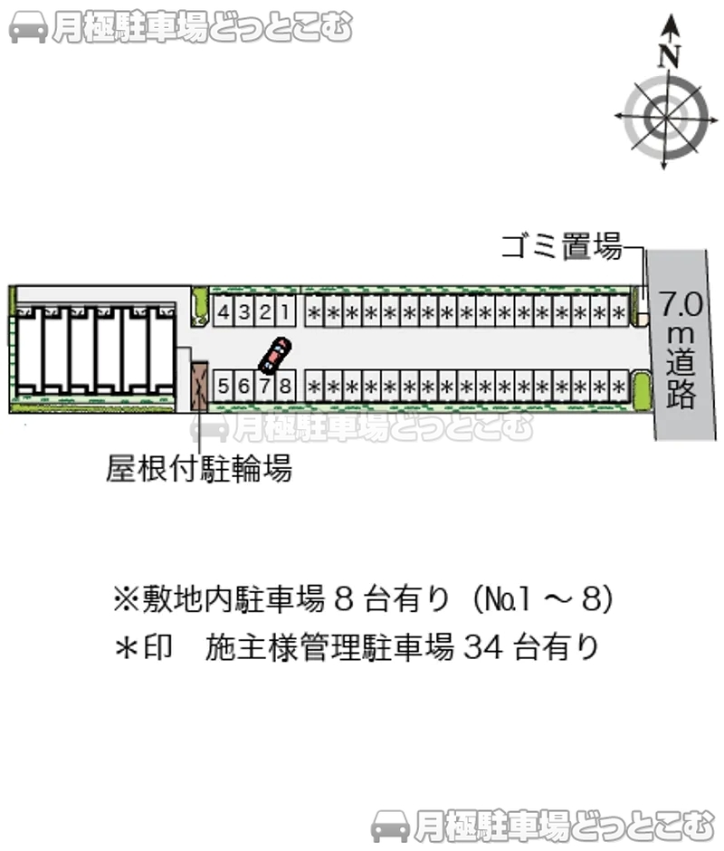 名古屋市南区要町3－3の月極駐車場2