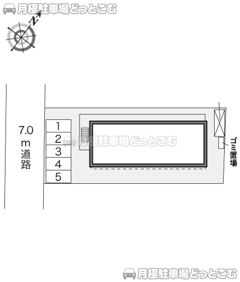 静岡市駿河区南安倍3－11－14の月極駐車場2