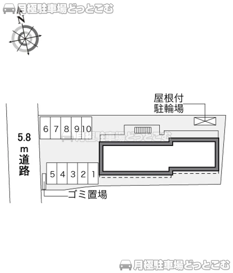 福岡市早良区田村2－8－51の月極駐車場2
