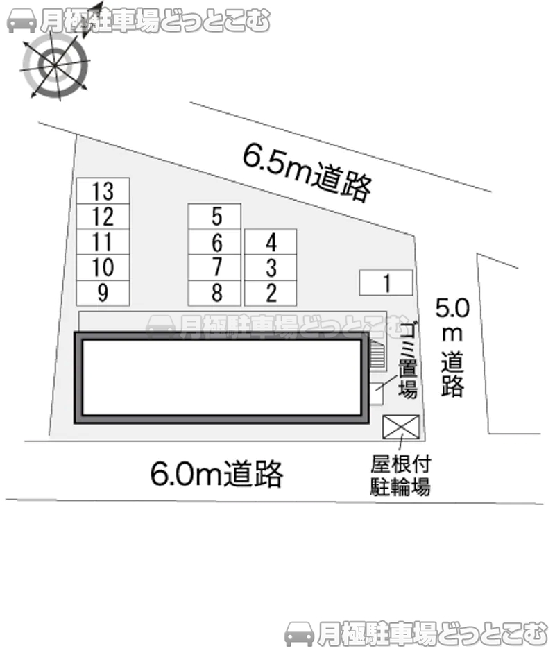 御殿場市東田中480－1の月極駐車場2