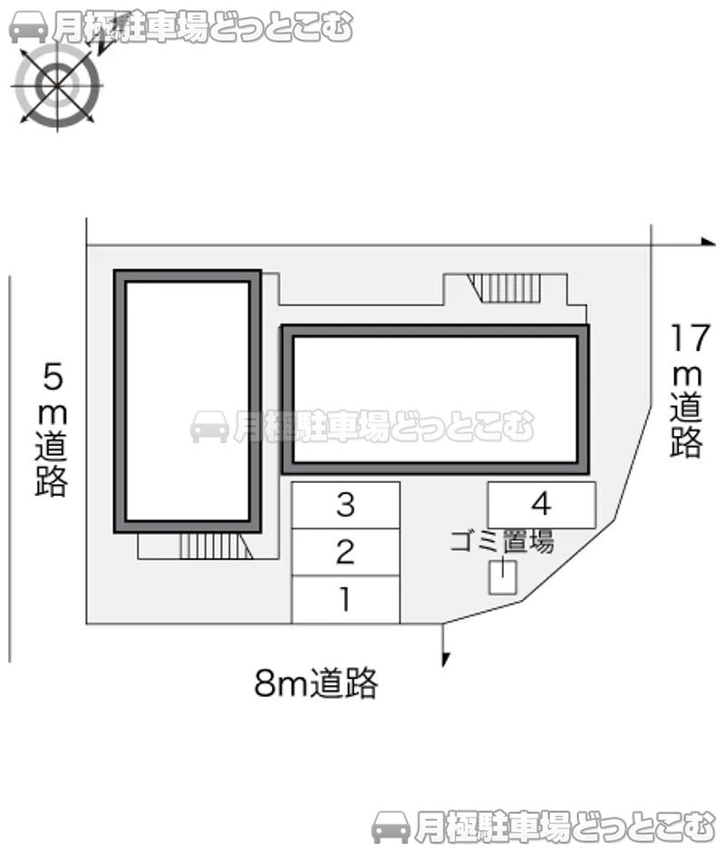 市川市妙典3－20－9の月極駐車場2