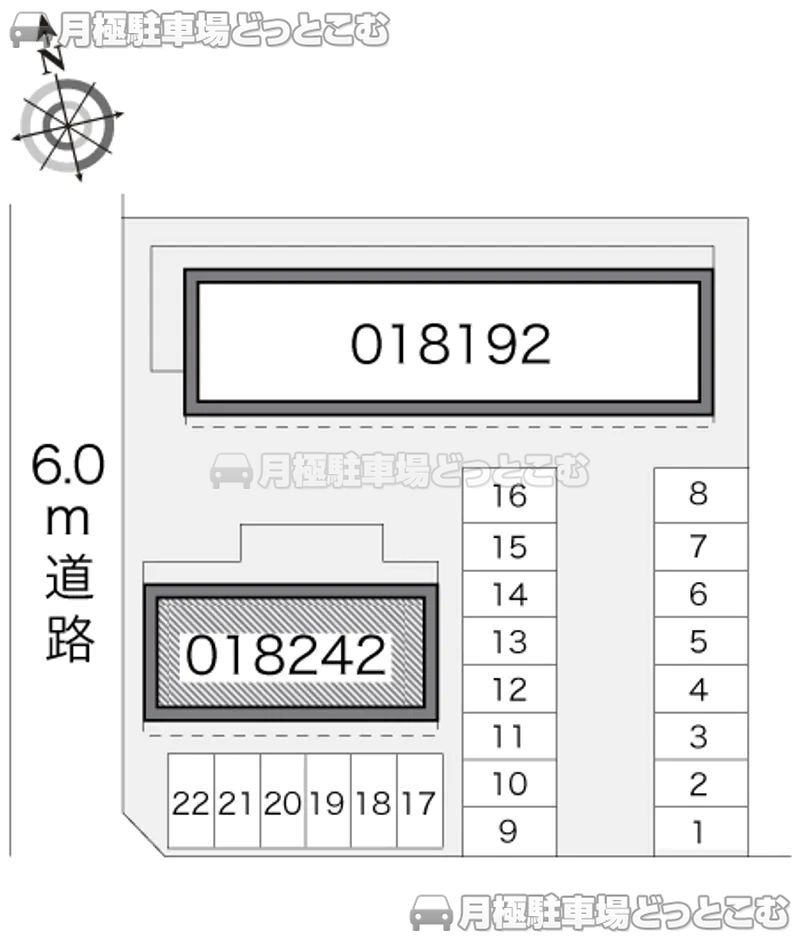 五所川原市一ツ谷539－10の月極駐車場2