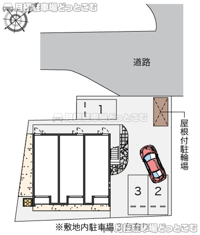佐世保市大潟町1066－7の月極駐車場2