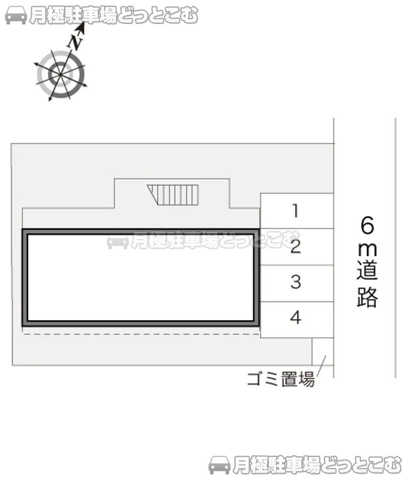 相模原市中央区田名塩田3－7－10の月極駐車場2