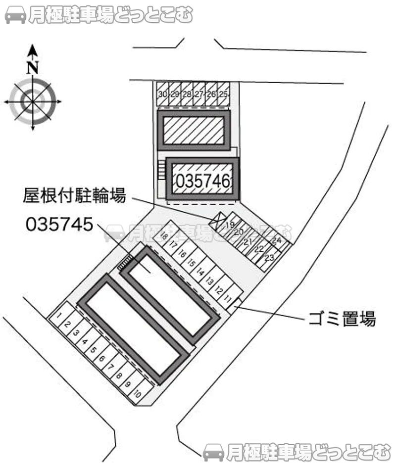 福岡市城南区南片江1－27－4の月極駐車場2